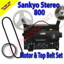 Sankyo Stereo 800 Replacement Projector Drive Belts - Set of 2